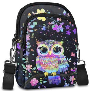 1133 Owl Crossbody Purse Lightweight Small Crossbody Bag Waterproof Phone